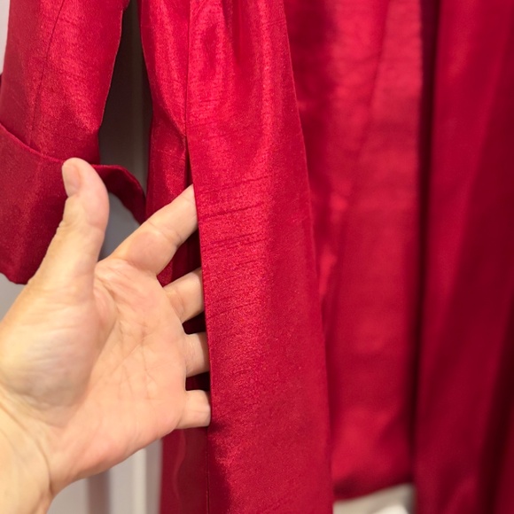 Red Satin Jacket - Picture 8 of 9